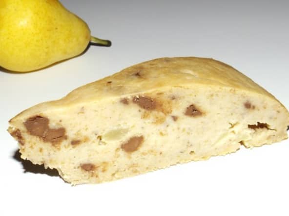 Gâteau de pain poire et chocolat