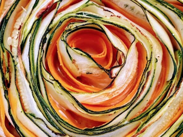Recette tarte spirale aux légumes