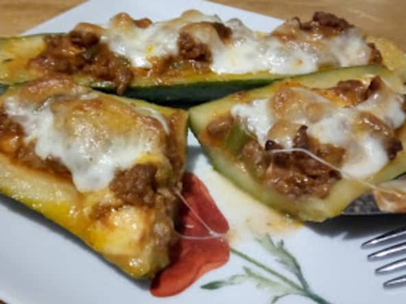 Les courgettes farcies