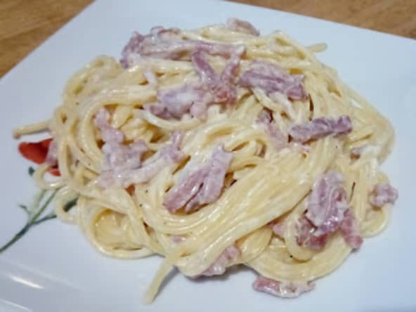 Les pâtes à la carbonara