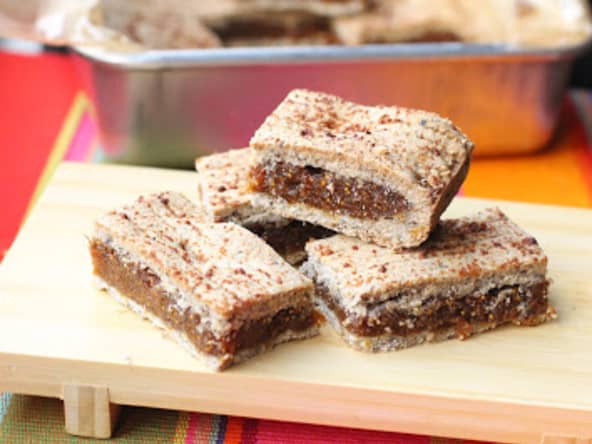 Barres snack figues, orange et fenouil