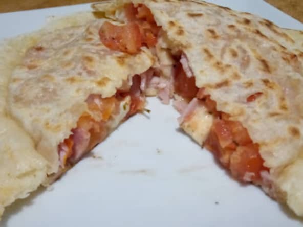Les galettes tomates jambon mozza