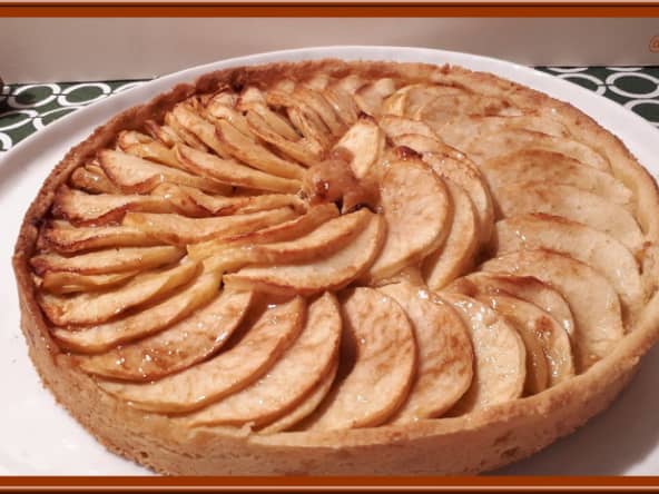 Tarte aux pommes et crème d’amandes