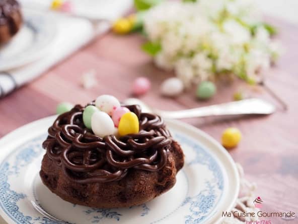 Nids de Pâques individuels choco praliné