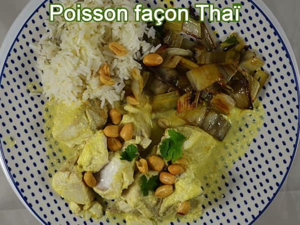 Poisson façon thaï, coco et gingembre