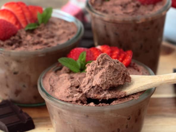 Mousse au chocolat de Cyril Lignac