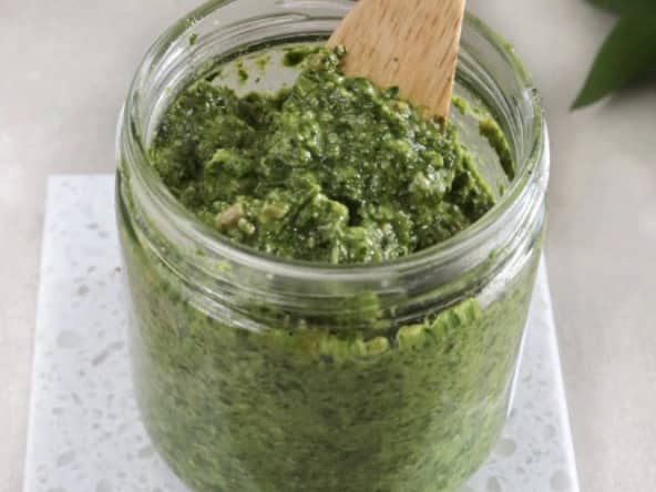 Pesto de coriandre vegan