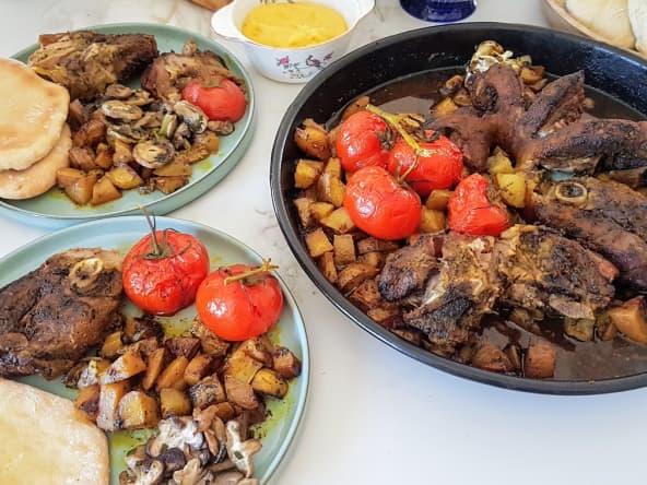 Shawarma d'agneau (gigot d'agneau) de Yotam Ottolenghi