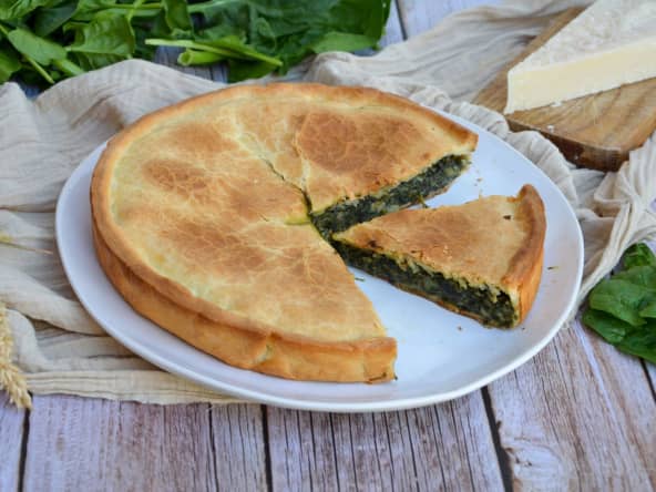 Tourte végétarienne aux épinards