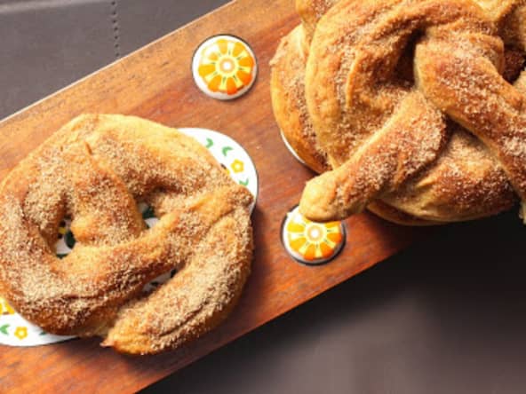 Bretzels cannelle et piment