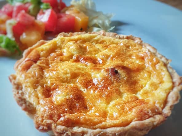 Tartelettes quiche lorraine pour un apéritif dinatoire 