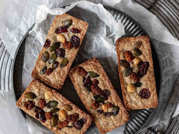 Financiers aux noisettes et fruits secs