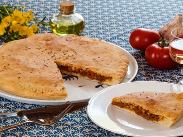 Pizza soufflée à la sicilienne