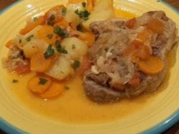 Osso bucco de veau traditionnel à la Milanaise. Recette rapide et facile