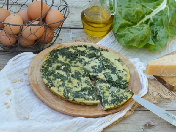 Omelettes aux feuilles de blettes ou trouchia niçoise