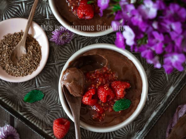 Crème dessert au chocolat de Cyril Lignac (tous en cuisine)