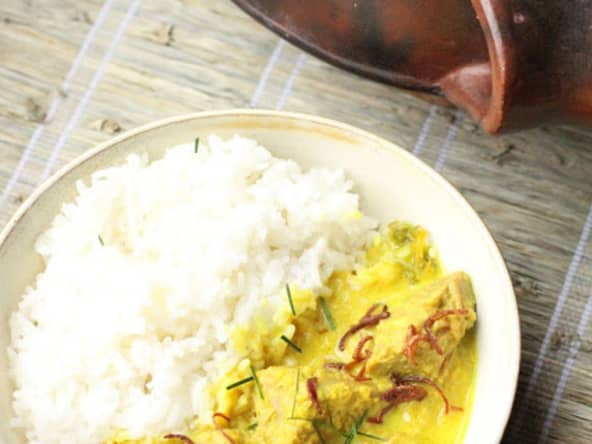 Curry indonésien de fruit de jacquier jeune