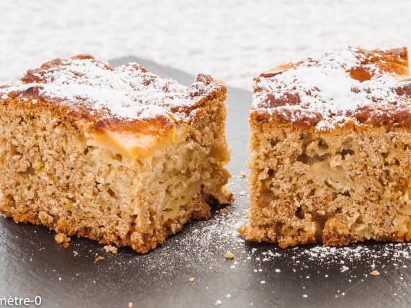 Gâteau aux pommes et au citron