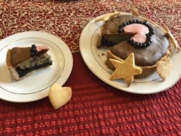 Recette de tarte amandine aux myrtilles. Au Thermomix