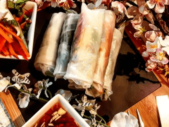 Rouleaux de Printemps Végétariens (entrée)