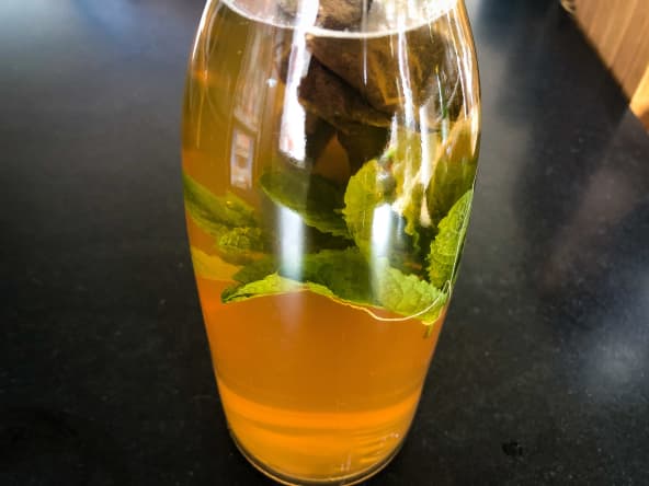 Verre de thé glacé