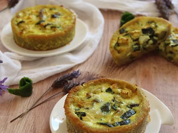 tartelettes salées à la courgette