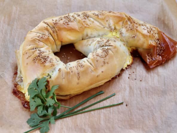 Beurek à la fêta et aux herbes du jardin