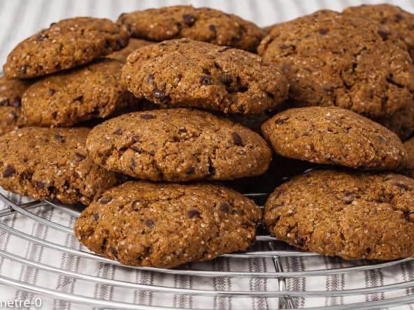 Cookies noisettes et pépites de chocolat