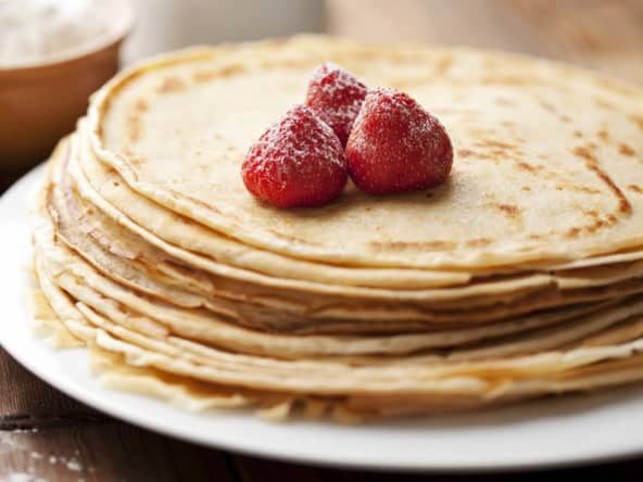 Pâte à crêpes pour le goûter