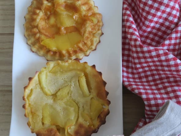 Crépiaux à  la pomme au four