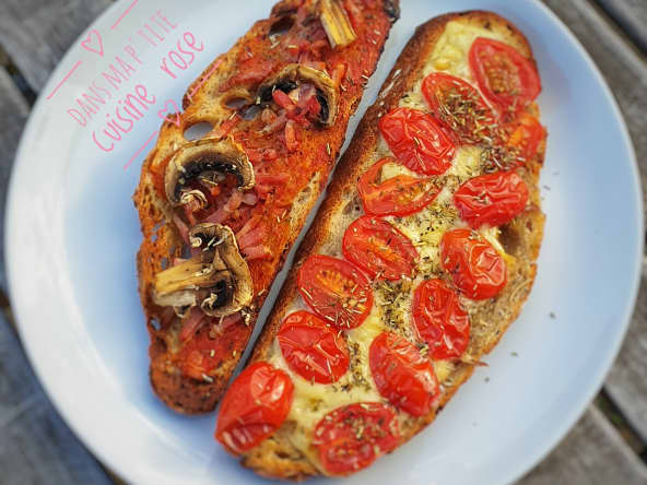 Bruschetta, pain maison