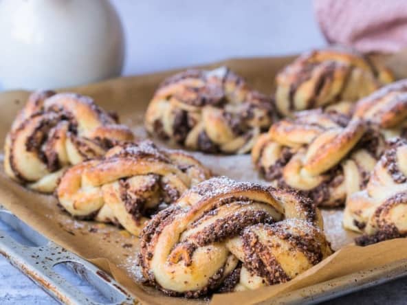Petites brioches noisette et cannelle