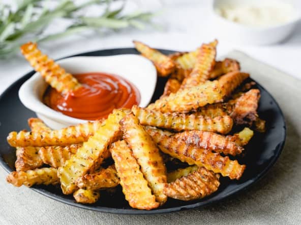 Frites maison, saines et croustillantes