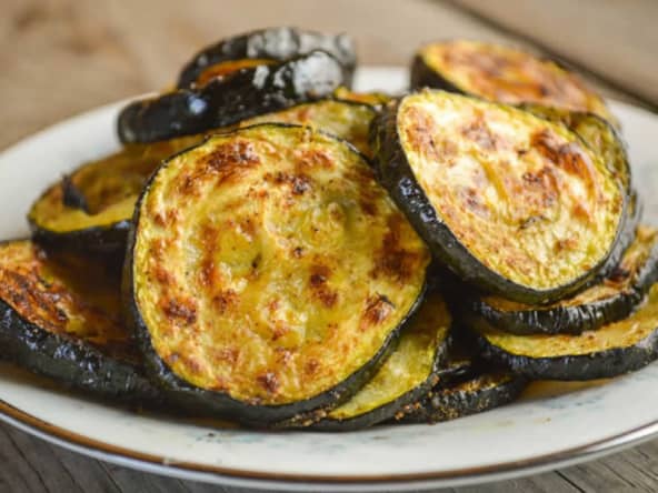 Courgettes grillées au four