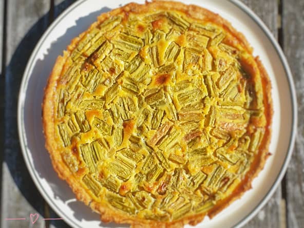Tarte à la rhubarbe façon lorraine