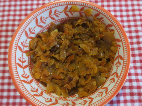 Confit d'oignon aux tomates séchées