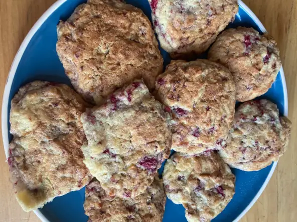 Cookie chocolat blanc framboise