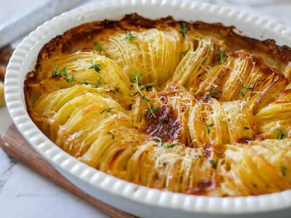 Pommes de terre à la crème au four