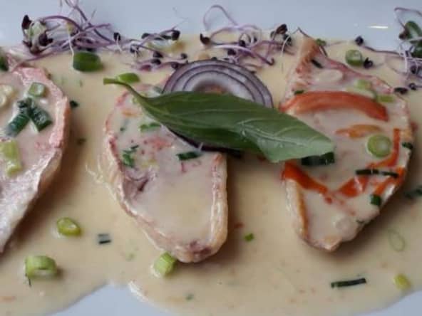 Filets de rougets au digestif italien limoncello