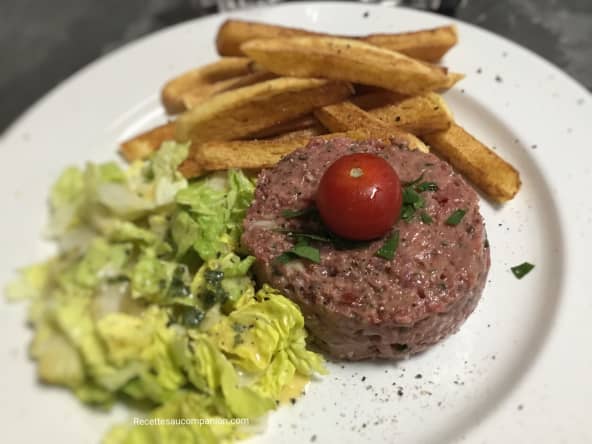 Tartare de boeuf fait maison aux saveurs thaï (steak tartare)