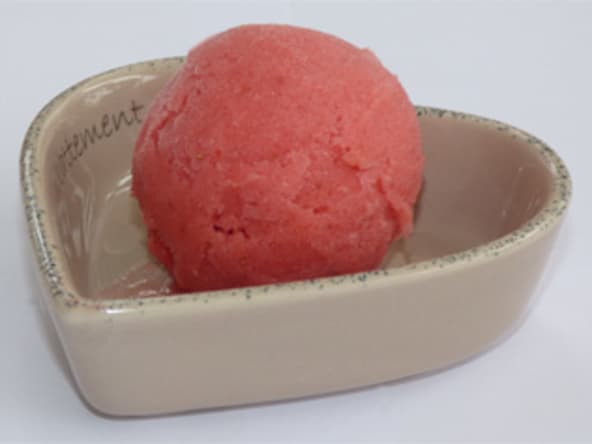 Recette de sorbet à la fraise
