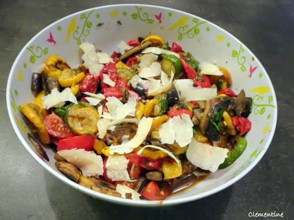 Salade de légumes des beaux jours de Sandrine Bonnaire
