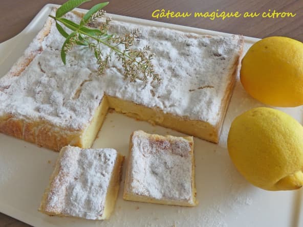 Gâteau magique au citron