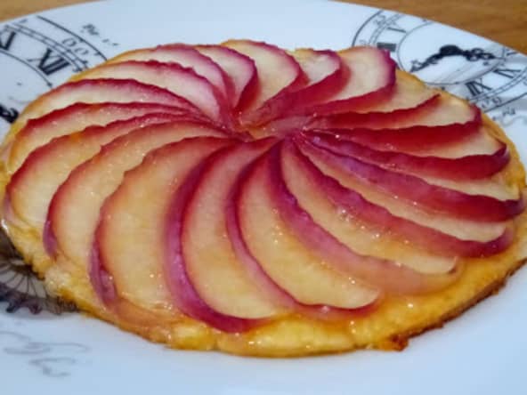 Les tartelettes fines aux nectarines et au miel