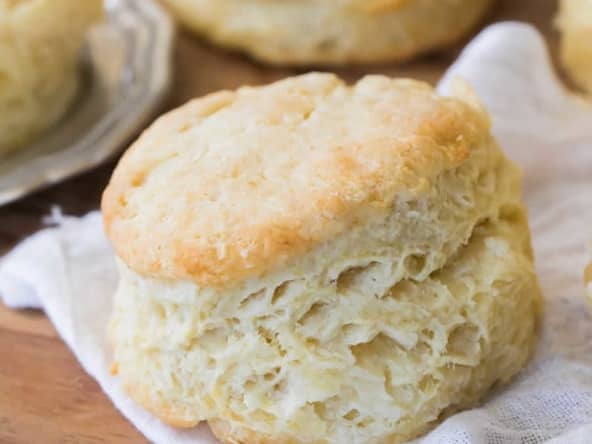 Biscuit léger et aéré, bien gonflé