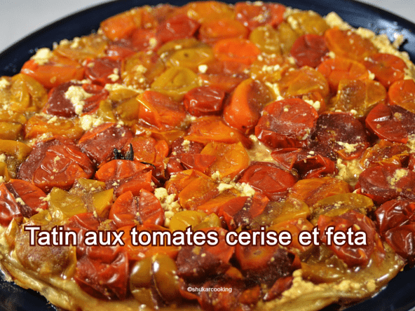 Tatin aux tomates cerise et feta