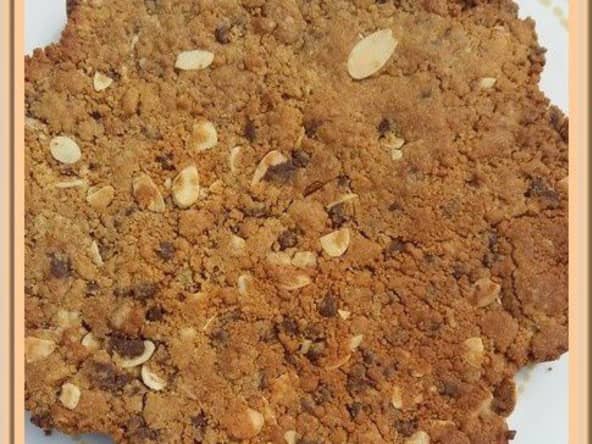 Cookies géant à la pâte de spéculoos