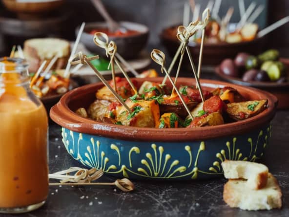 Patatas brava facile en tapas
