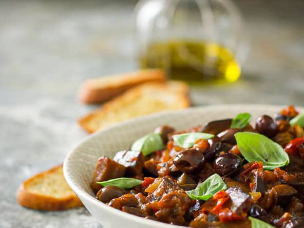 Caponata sicilienne
