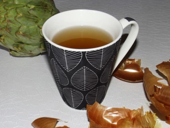 Tisane amincissante artichauts et pelures d'oignon